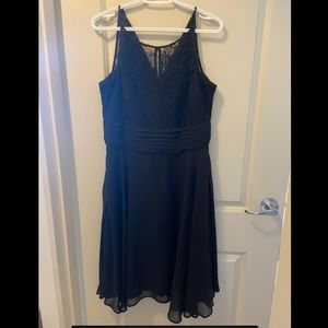 Rickis vintage style black lace top dress - NWOT